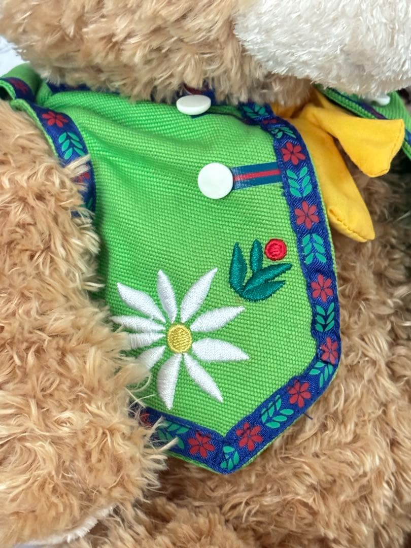 ディズニー　ダッフィー　初期　チロリアン　ぬいぐるみ　白タグ