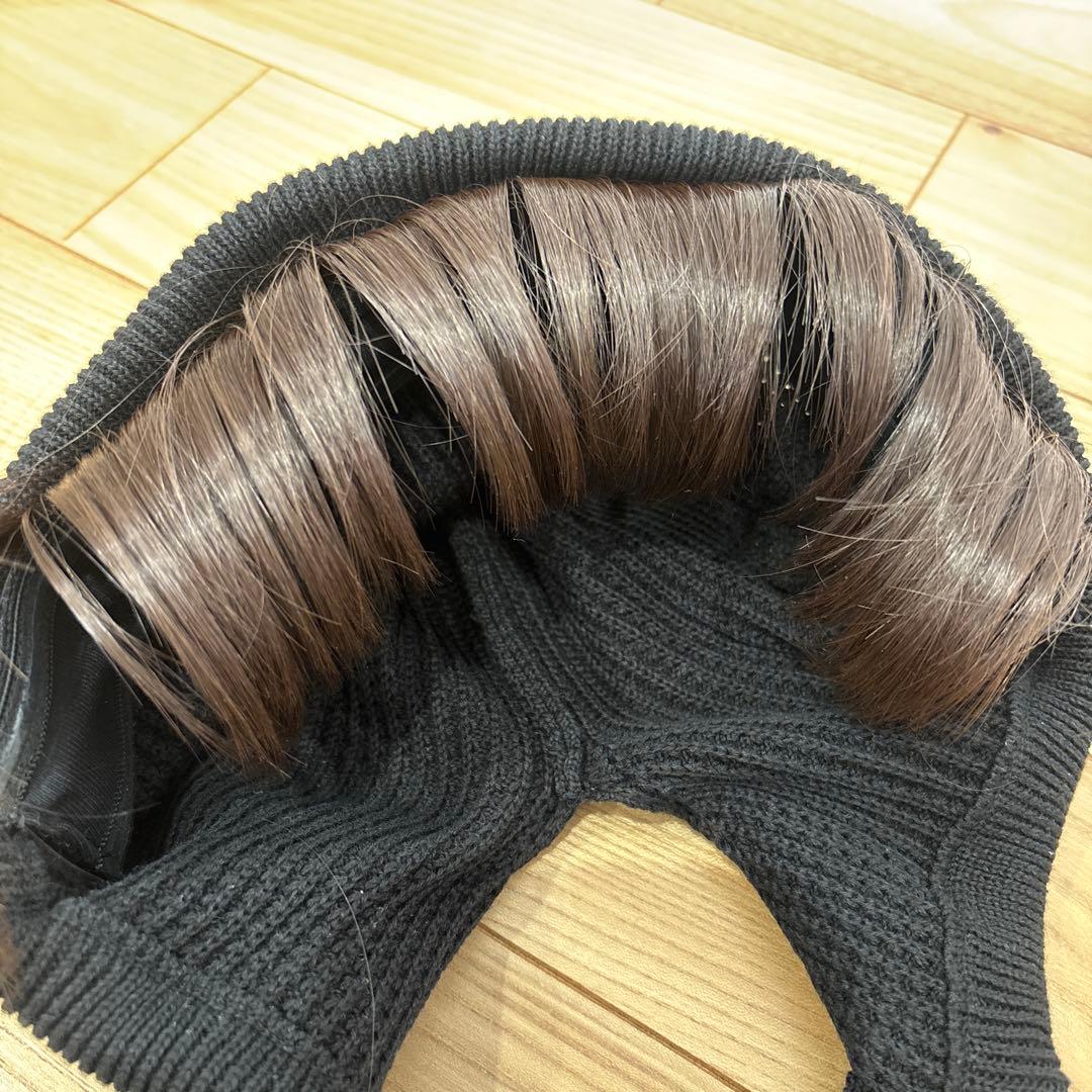 前髪ウィッグ＋ケア帽子BAREN