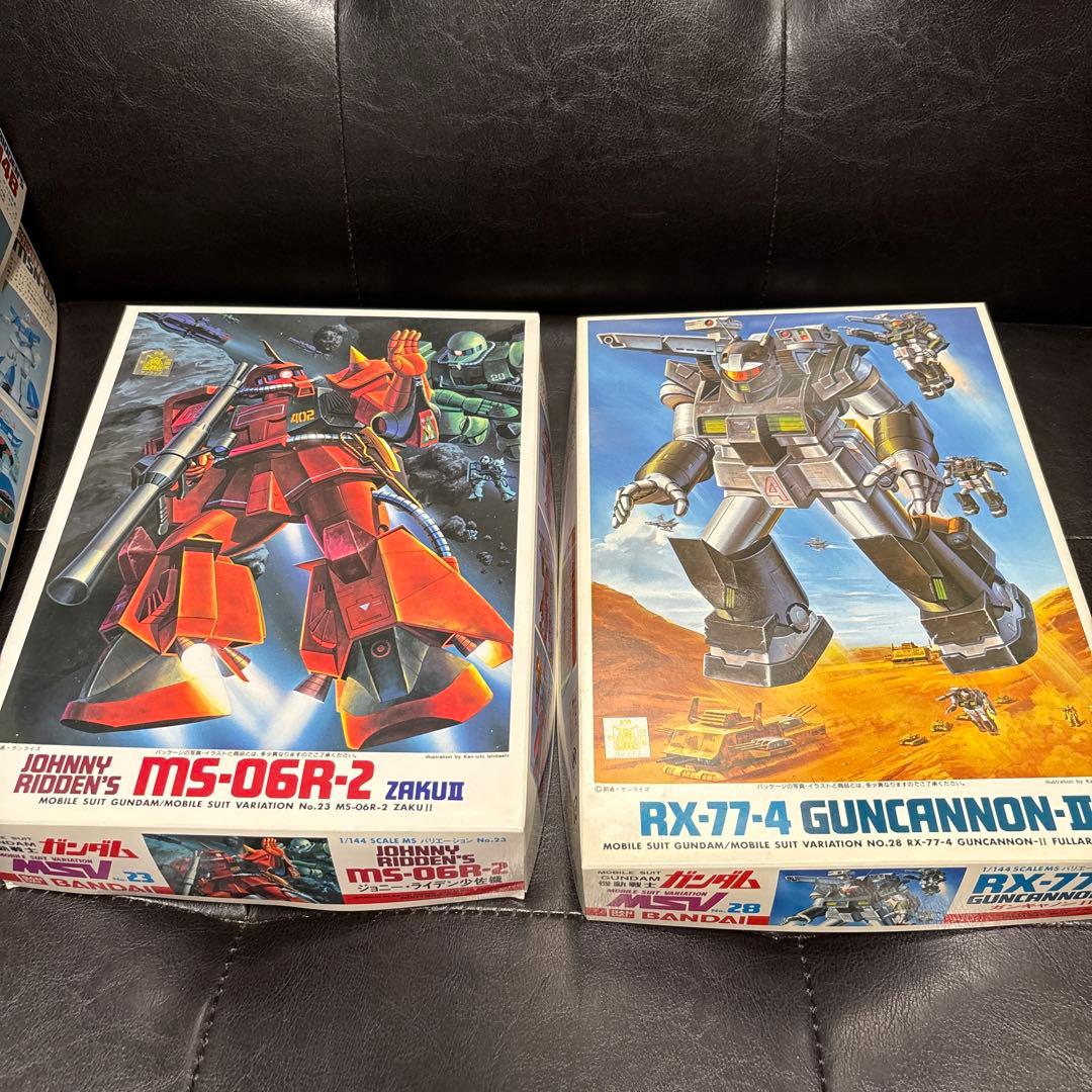 ガンプラセット 1/144 MSV 10点　旧キット+情景模型