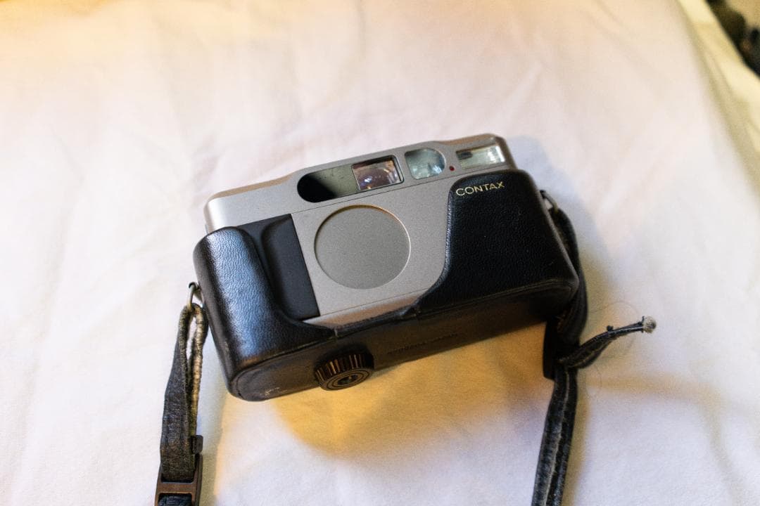 CONTAX T2 ケース 元箱 ストラップ 説明書 動作確認書 セット