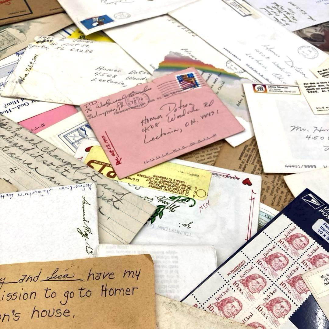 大人気　手紙・封筒関係の紙モノだけで【800g】