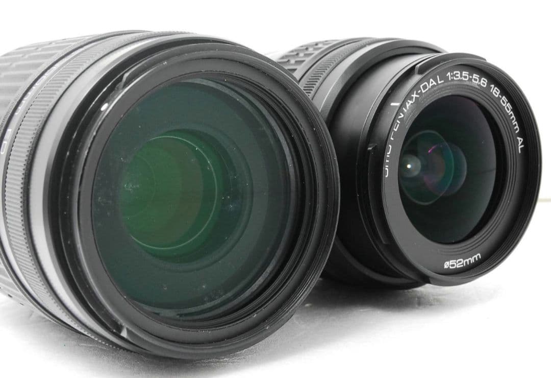 PENTAX K−X ダブルレンズ　一眼レフ　デビュー⚡️スマホ転送⚡️超望遠