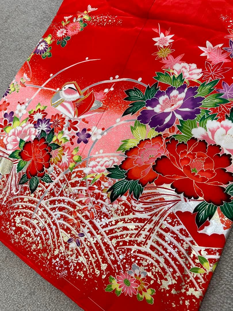 ロミ　新品★七五三　きものと長襦袢　四つ身　C10