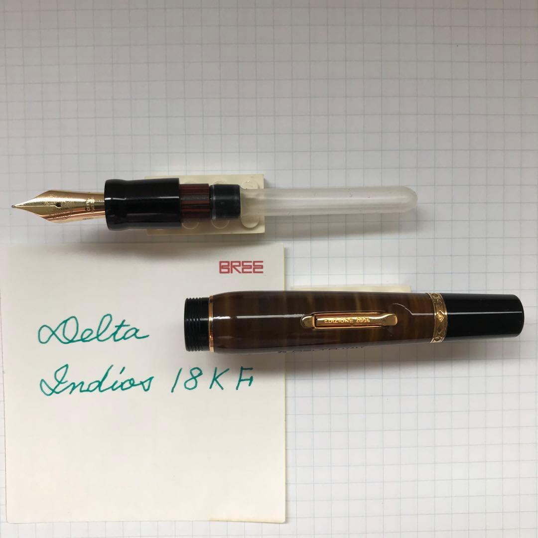 ◾️未使用品 デルタ INDIOS 18K F 1KS サイドレバー式