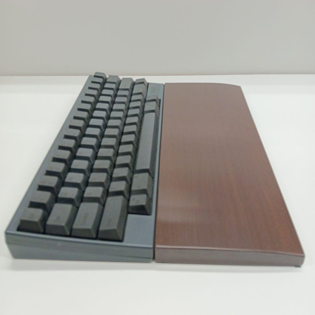 パイン集成材 HHKB用 手作りパームレスト兼キーボードルーフ ウォルナット色
