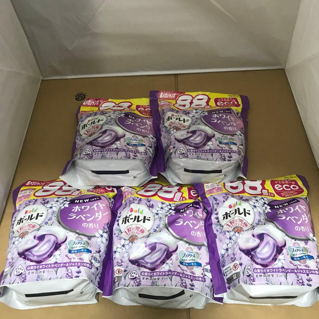ボールド　ジェルボール　心安らぐホワイラベンダー&ジャスミンの香り　88個　5袋