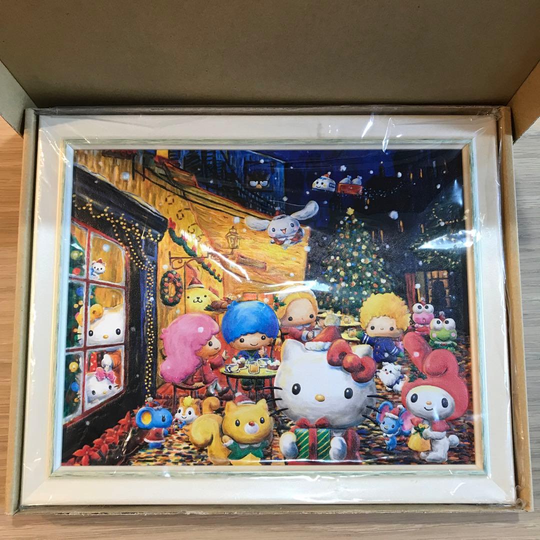 カシオアート『夜のカフェテラスとハローキティ』DA-T0050-INC♫