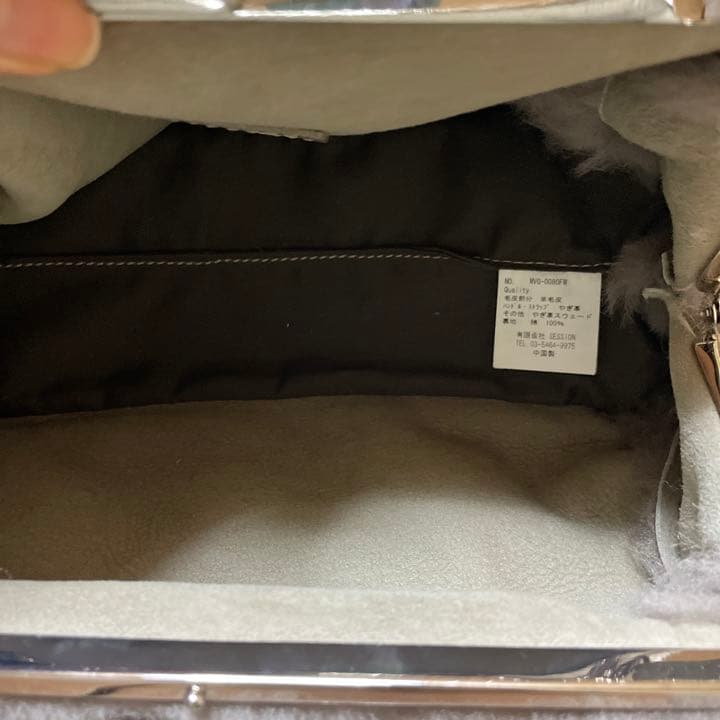 viaraPOTIOR ポティオール　バッグ　2way ファー