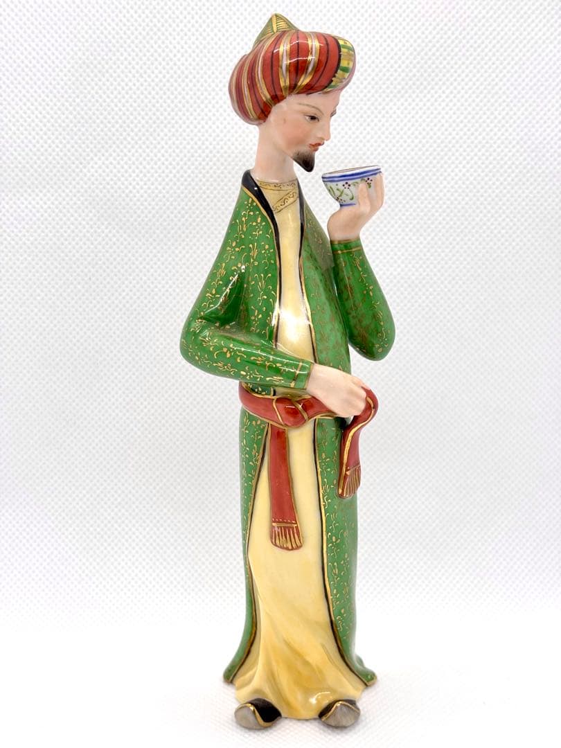 ✨レア✨ヘレンド ペルシアン密画【お茶を楽しむ】フィギュリン 手描きP-5