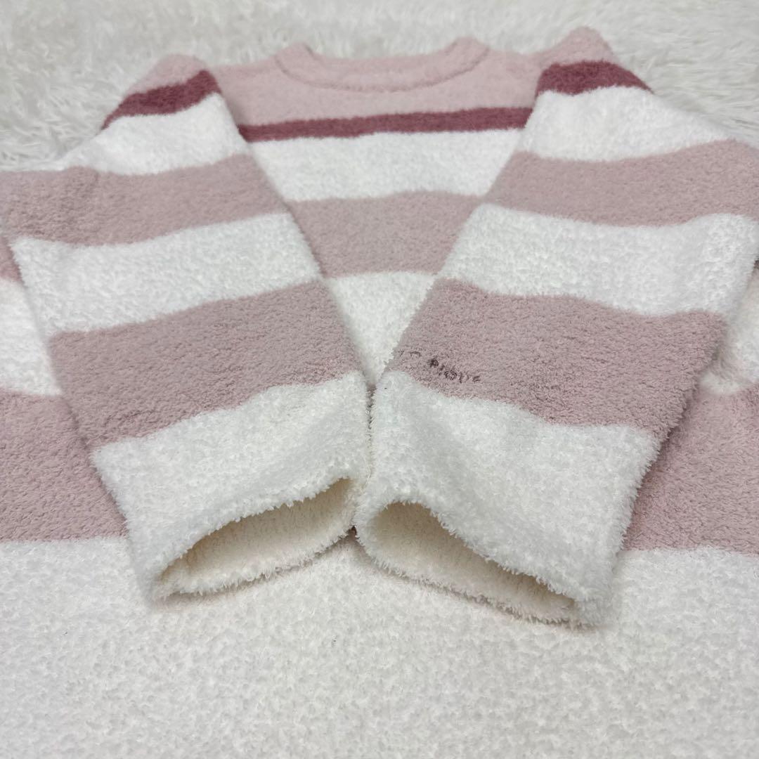 【新品タグ付き】gelato pique セットアップ　ボーダー　ピンク