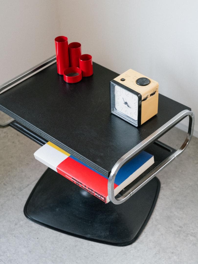 70-80's SHARP vintage 回転 サイドテーブル 昭和レトロ