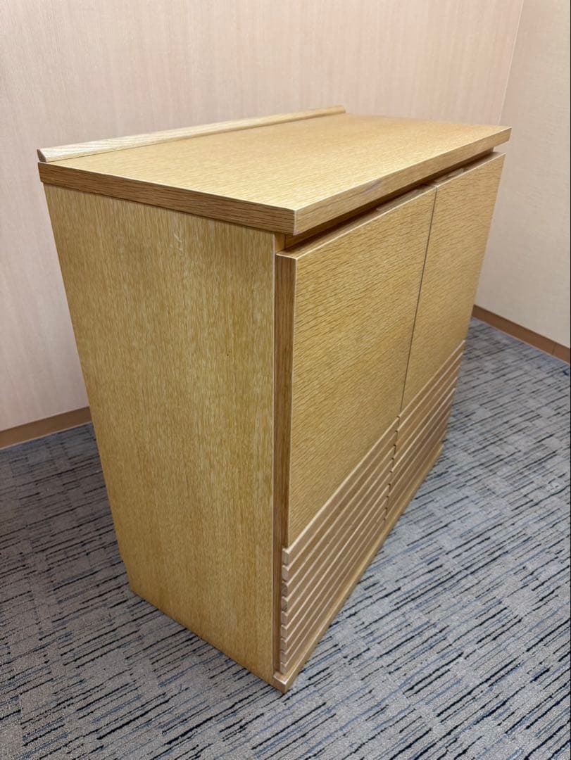 大塚家具　サイドボード「リヴァー」オーク材（限定版、希望小売価格76,000円）