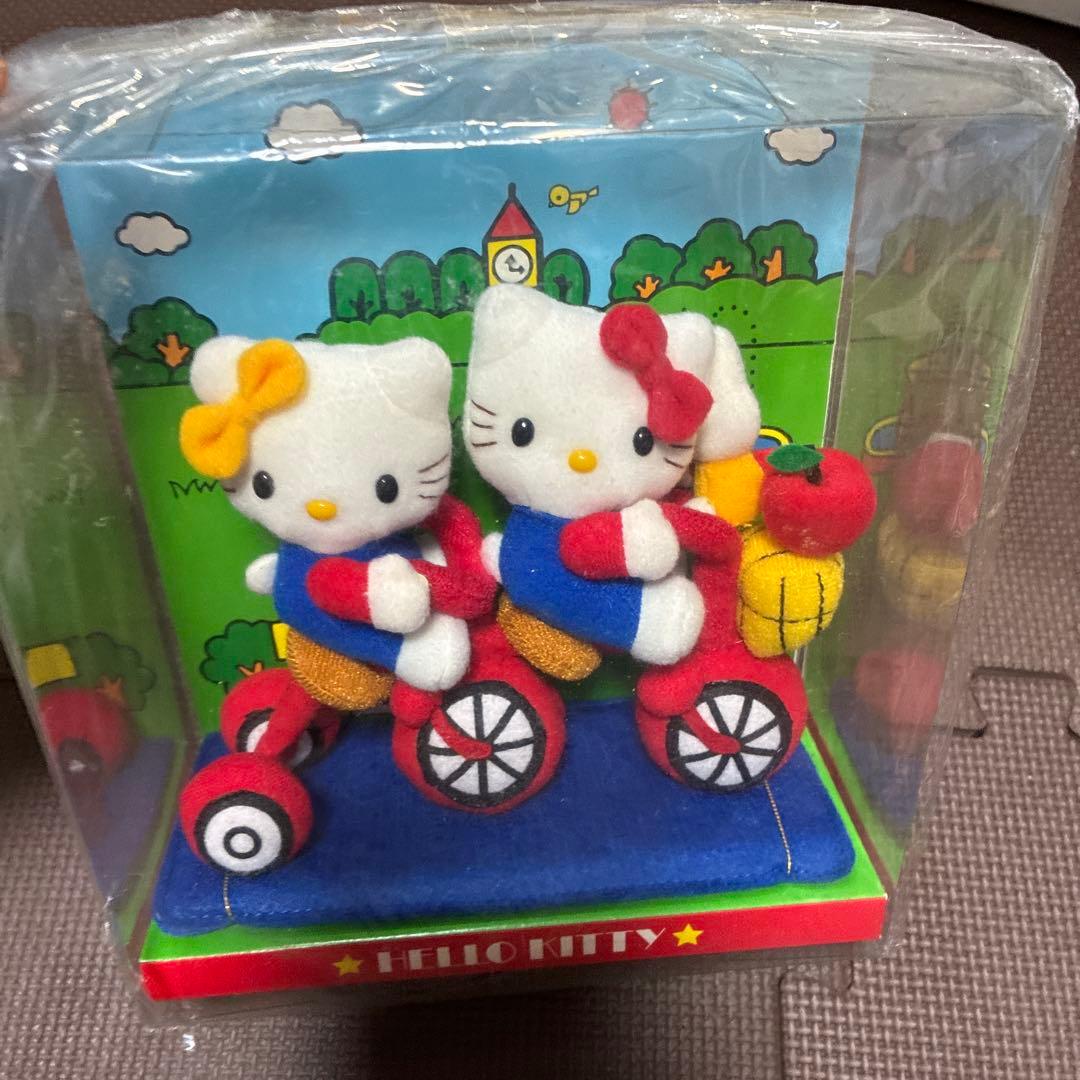 ‼️超希少品 ハローキティ ぬいぐるみ サイクリング 自転車 2001年 未使用