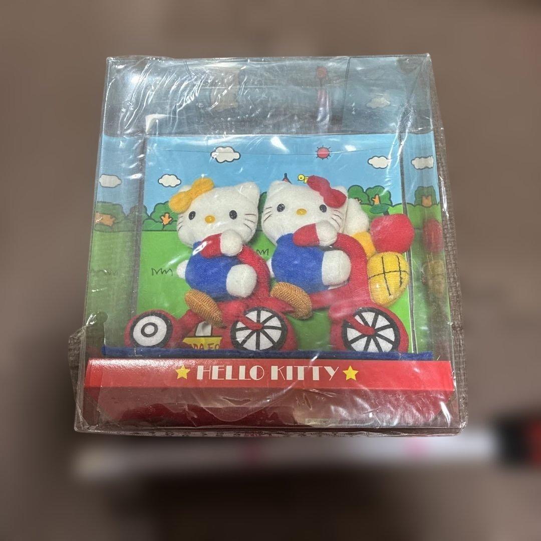 ‼️超希少品 ハローキティ ぬいぐるみ サイクリング 自転車 2001年 未使用