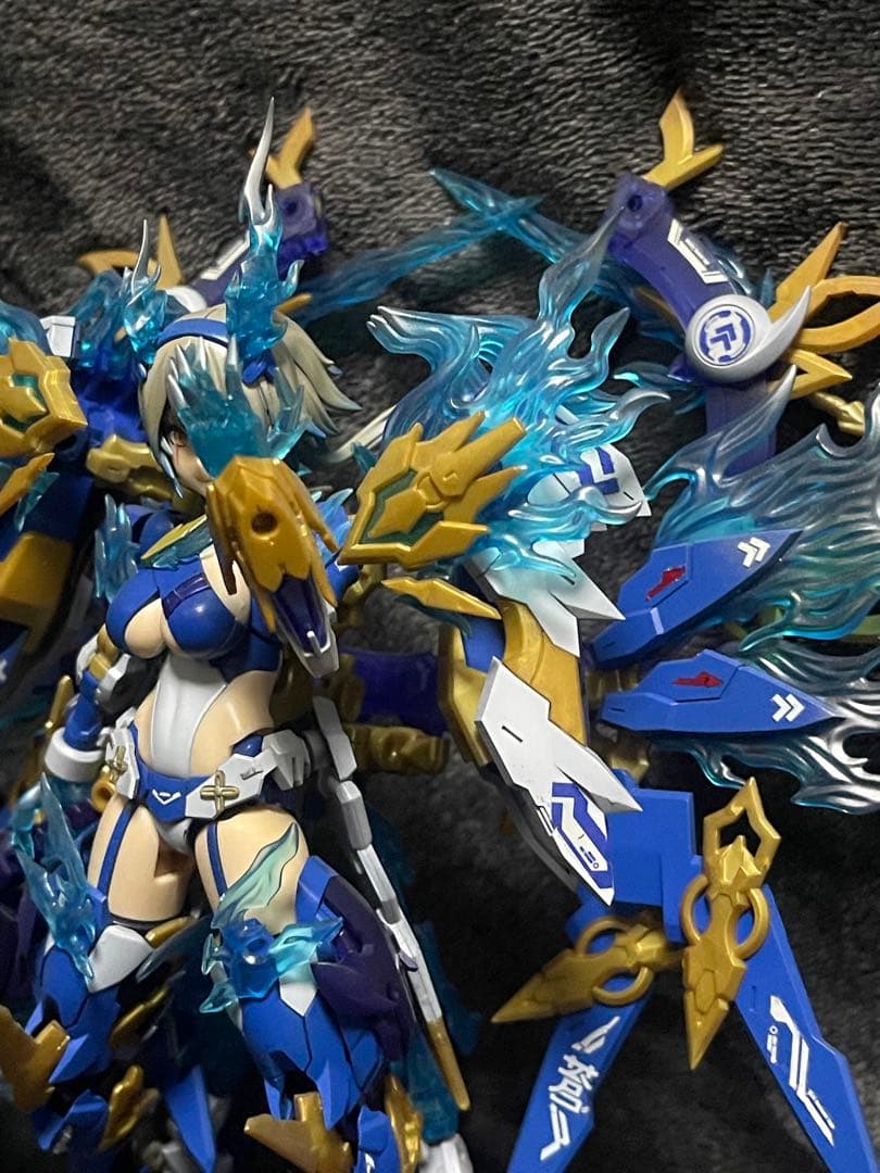 皇巫 スサノヲ 蒼炎　メガミデバイス　塗装済み完成品　コトブキヤ