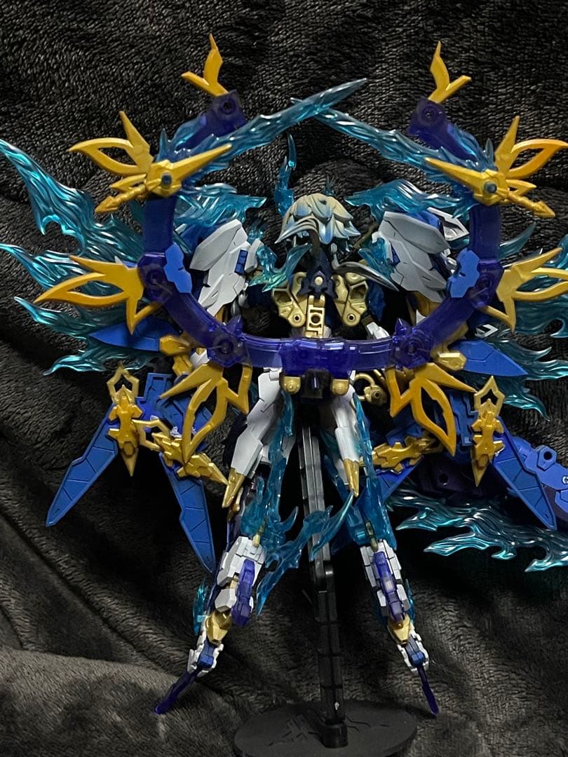 皇巫 スサノヲ 蒼炎　メガミデバイス　塗装済み完成品　コトブキヤ