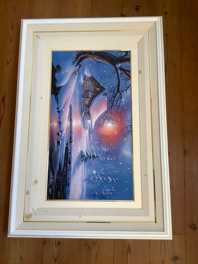 Evening Light Ⅱ 冬の風景 アート