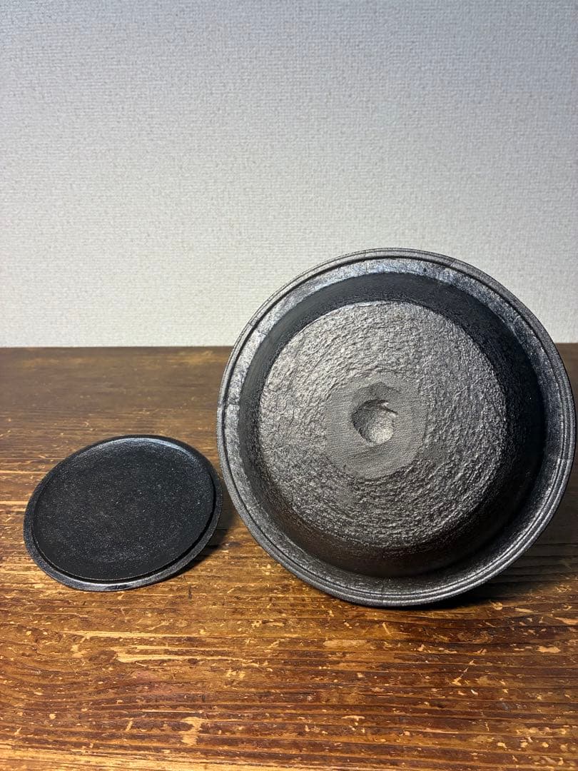 長文堂　伝統工芸品　山形鋳物　鉄瓶　松の木