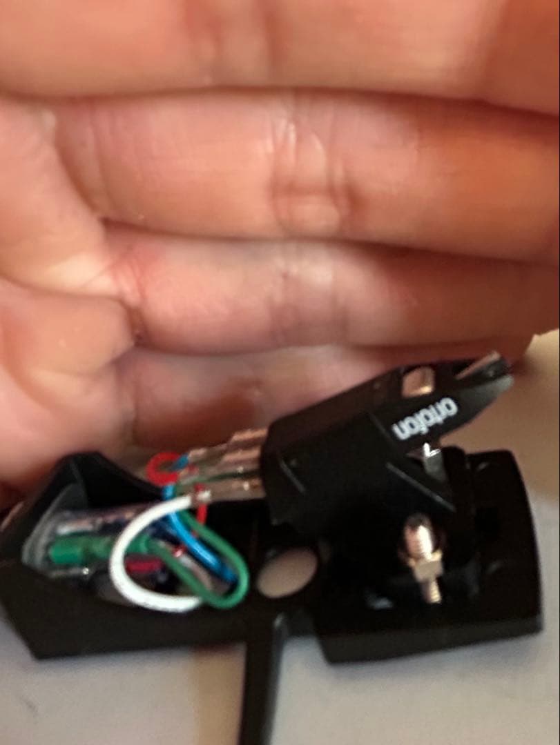 オルトフォンom pro sカードリッジ&ヘッドシェル　2セット