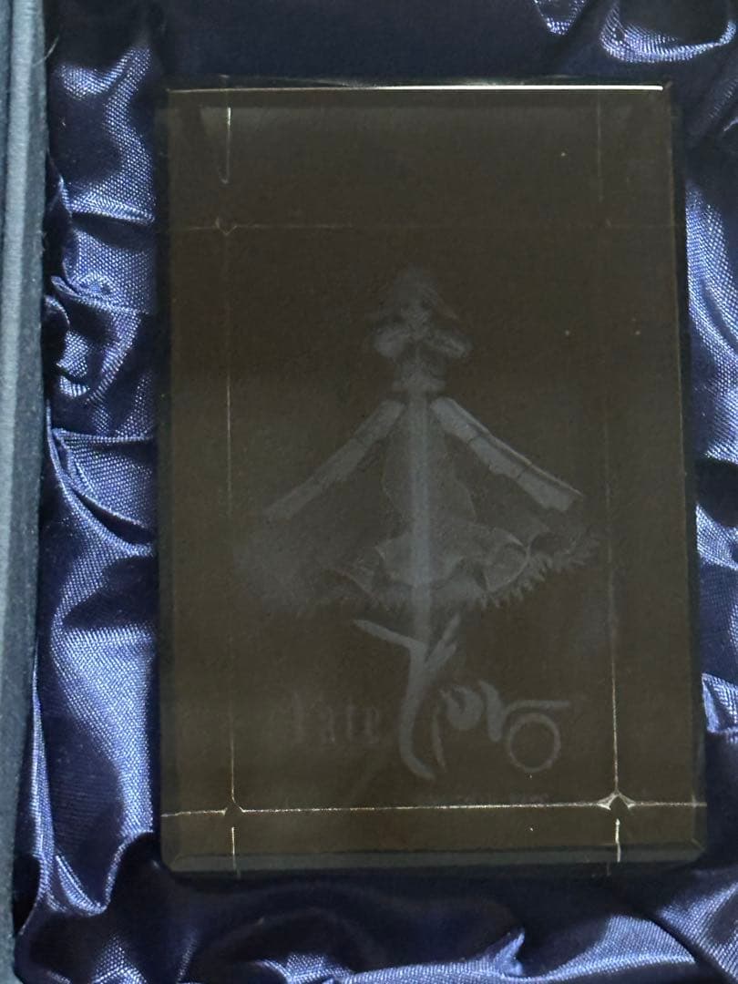 Fate/zero セイバー クリスタルアート 3Dクリスタル