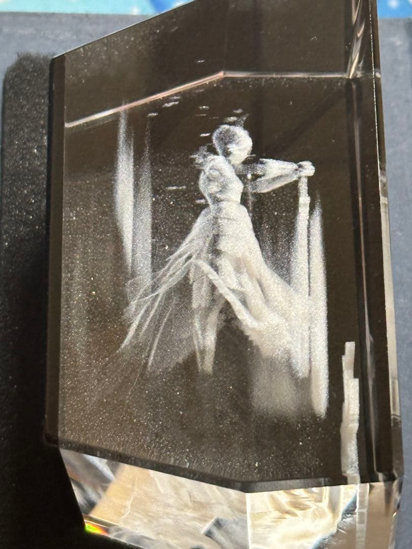 Fate/zero セイバー クリスタルアート 3Dクリスタル