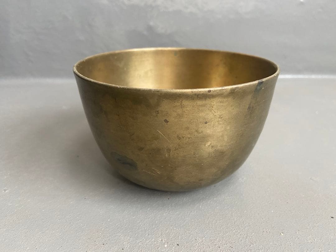 李朝 真鍮 アンティーク ボウル
