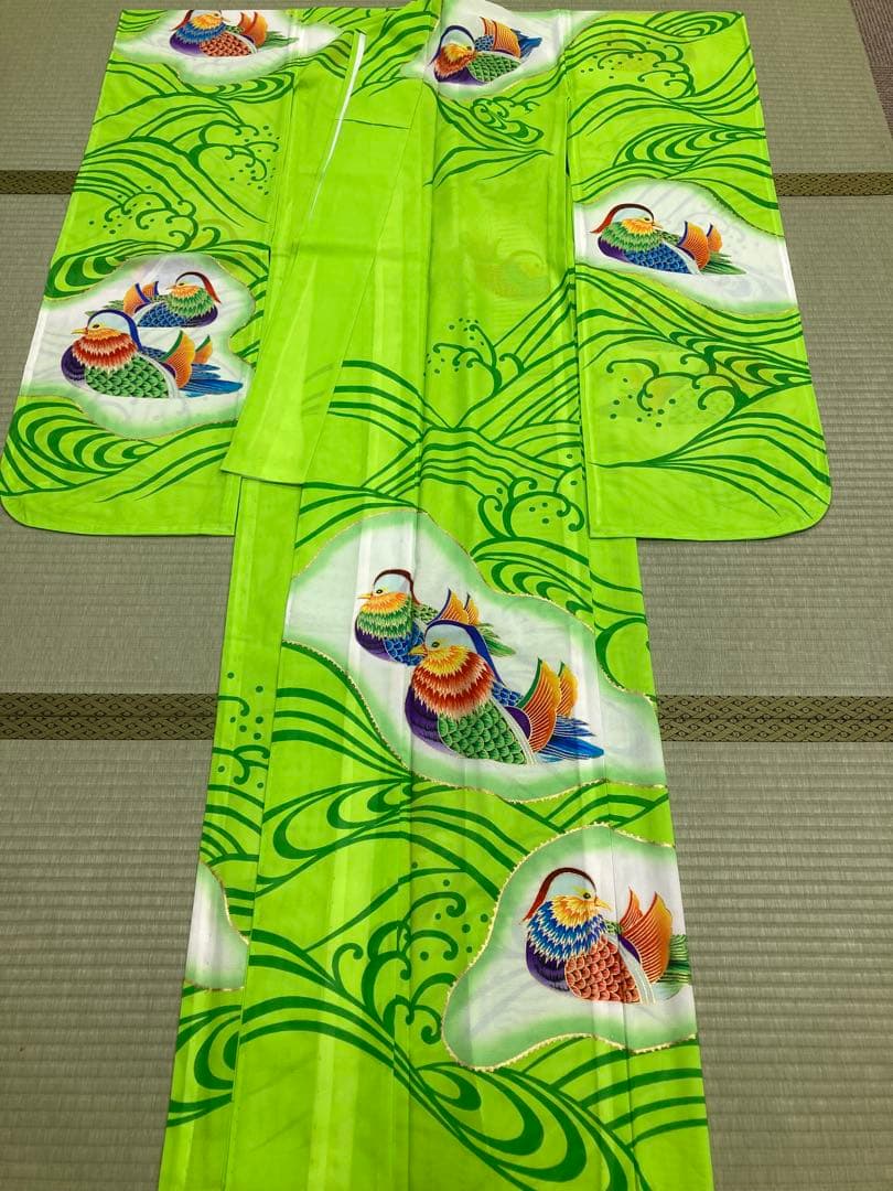 希少 夏用振袖 絽