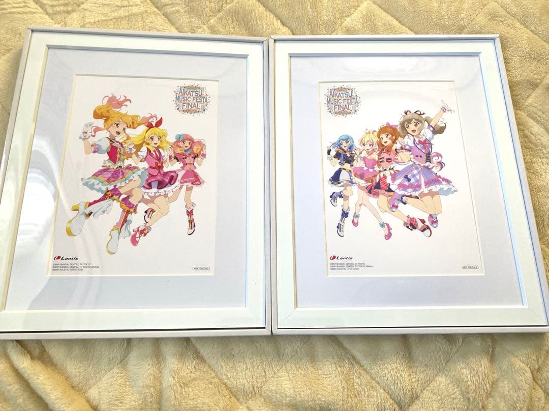 アイカツ ミュージックフェスタ 楽天購入特典A5キャラファイングラフ セット