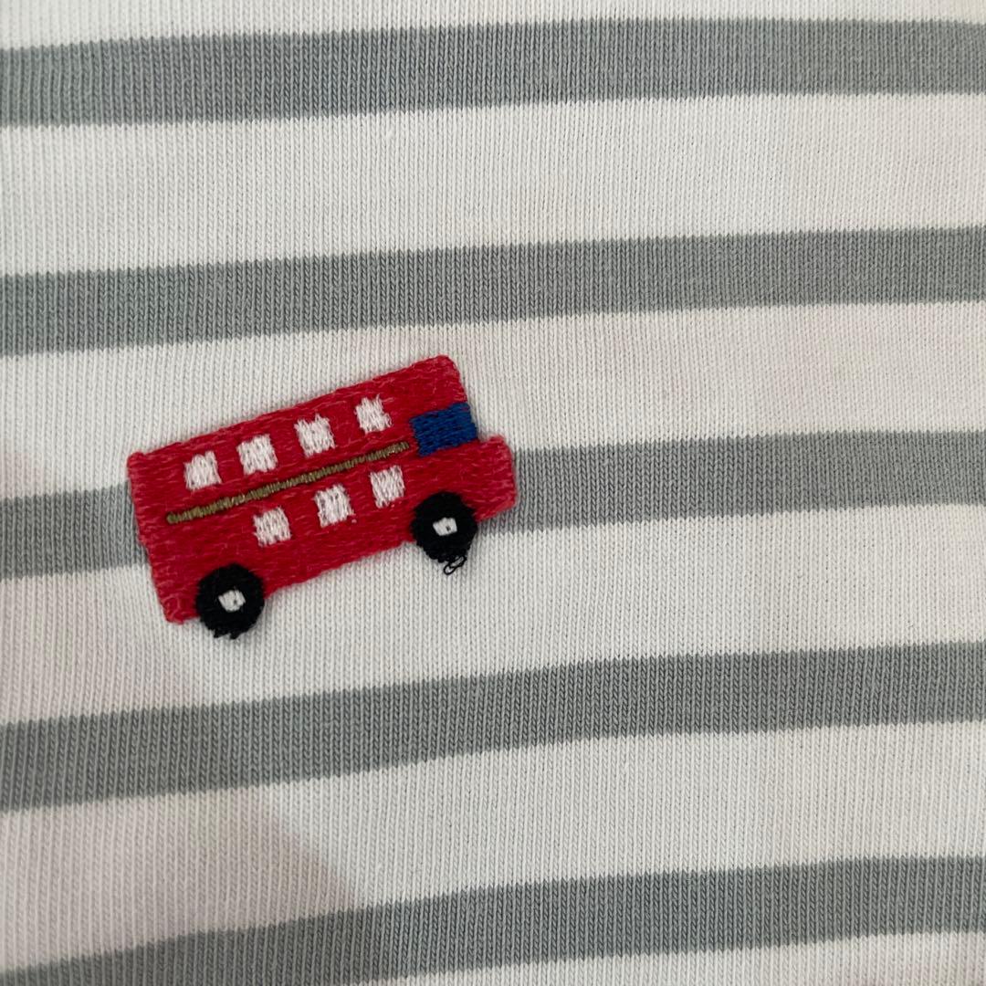 Familiar ロンドン柄ロンT 90サイズ