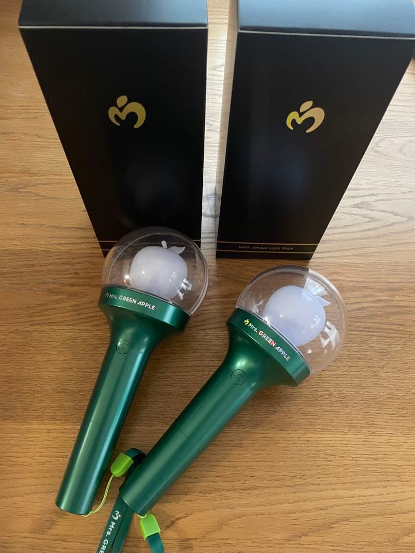 ミセスグリーンアップル　ペンライト　２本セットバベルの塔　特典ステッカー付