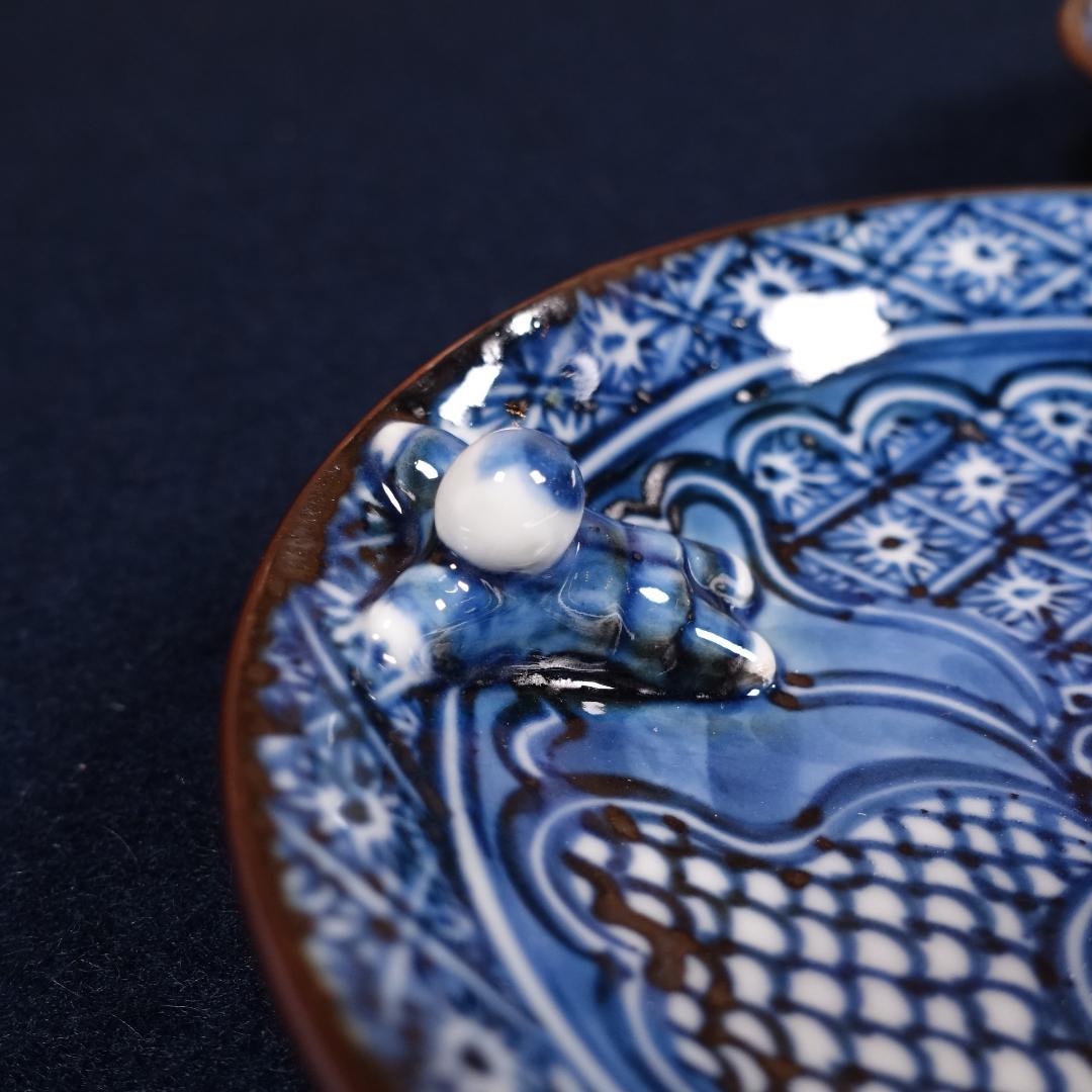 京焼 加藤利昇 祥瑞一閑人 小皿 5客 共箱