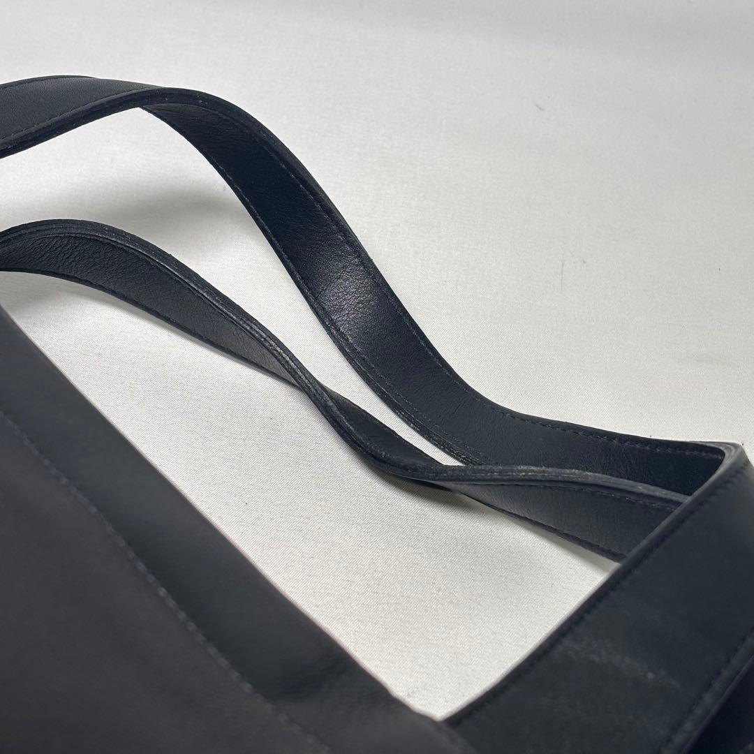 美品 コーチ オールドコーチ ハンドバッグ テラスバッグ ミニ レザー ブラック