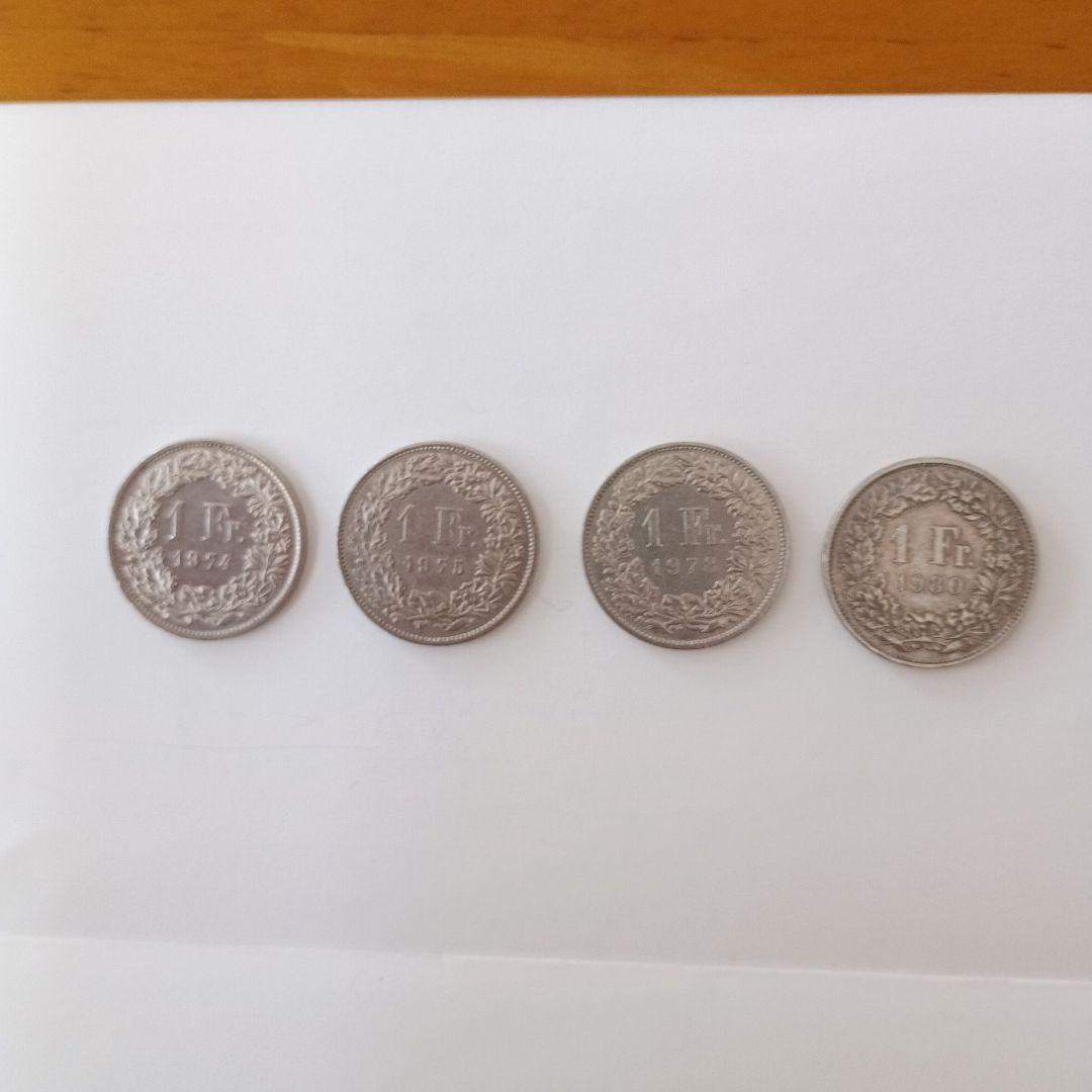 スイスフラン　旧　3種類　11枚