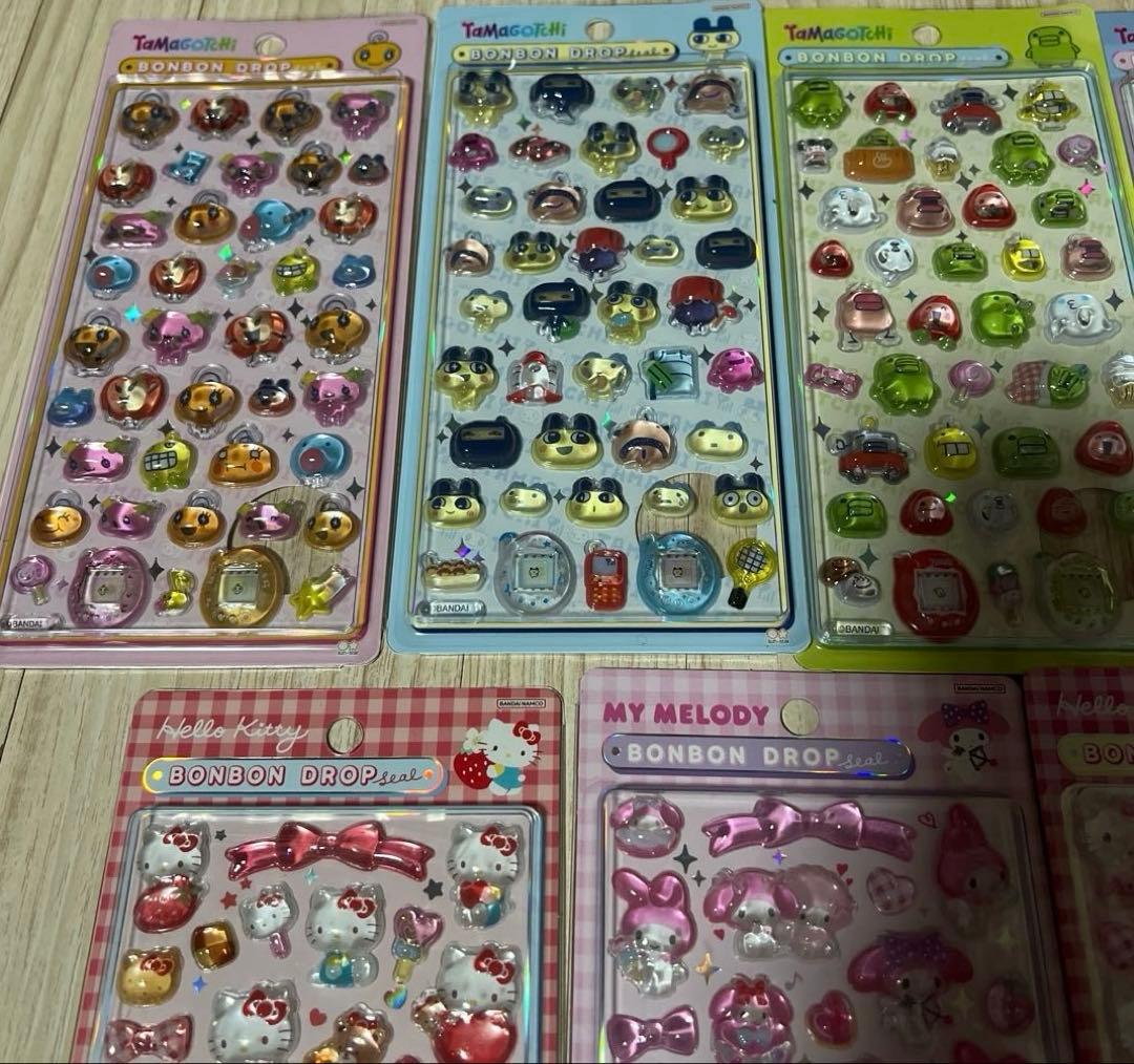 正規品　ボンボンドロップシール　たまごっち　サンリオ
