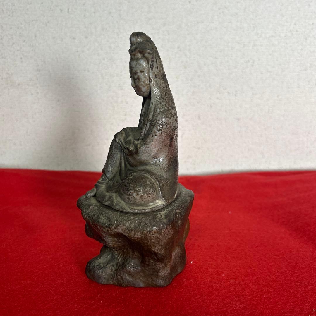 備前焼 名工　難波好陽 仏像　香炉❓貴重