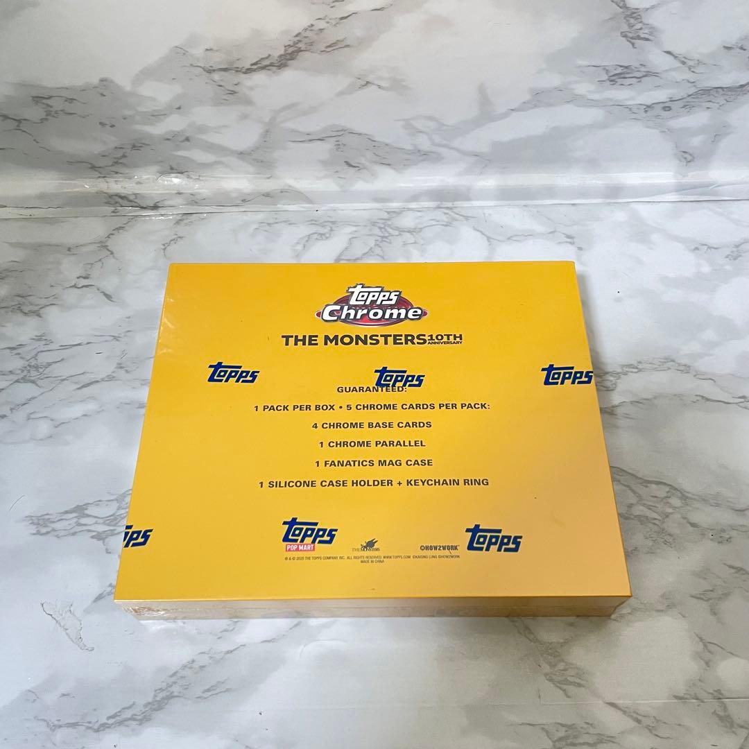 【新品未開封品】2025 Topps Chrome Labubu 1box