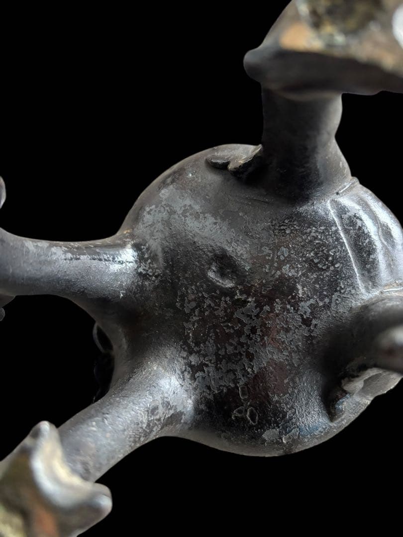 M*i様 時代 銅獅子香炉/中国古玩 香道具 銅製 骨董品 時代品 美術品 古美