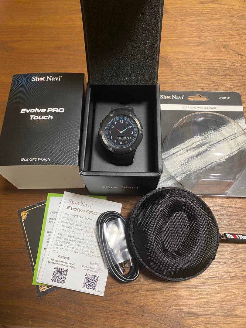 Shot Navi Evolve PRO Touch ゴルフGPSウォッチ　黒