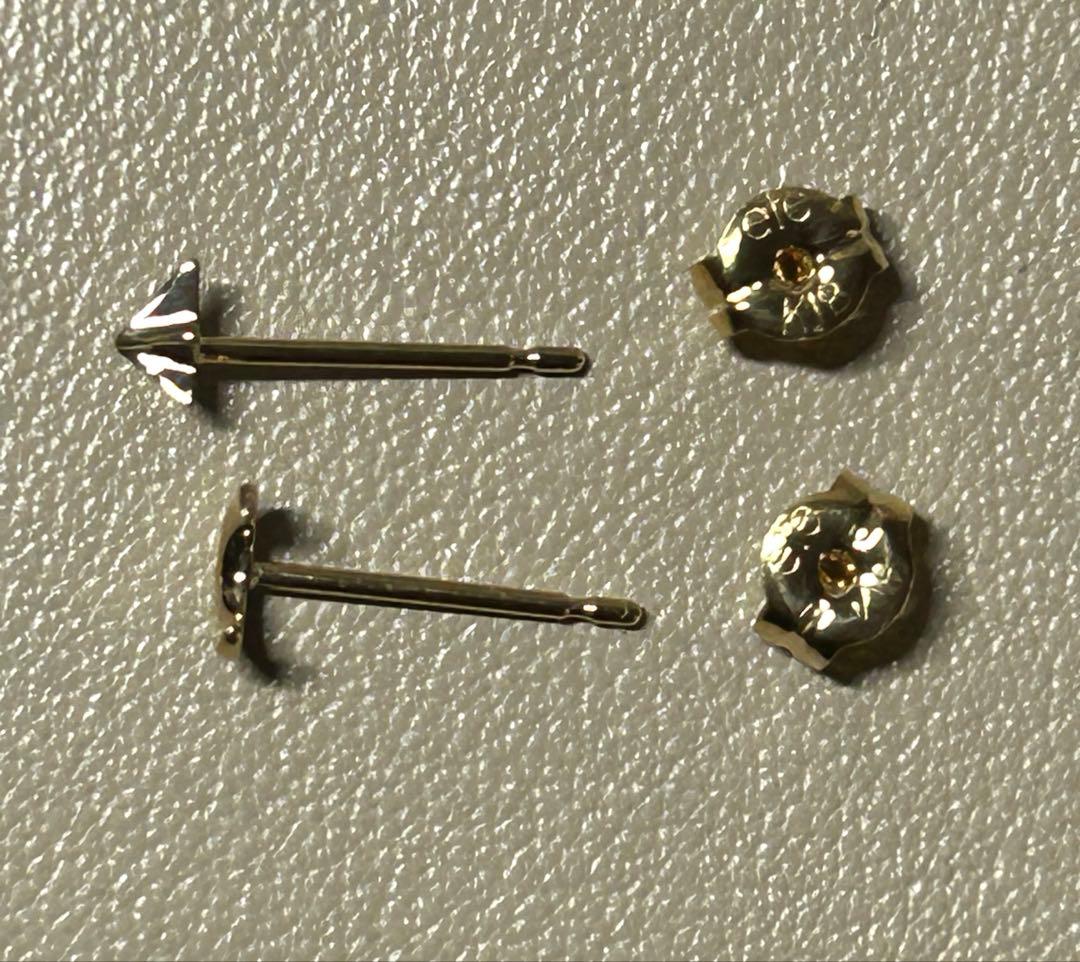 ete エテ　ムーンスターピアス　K18 K10