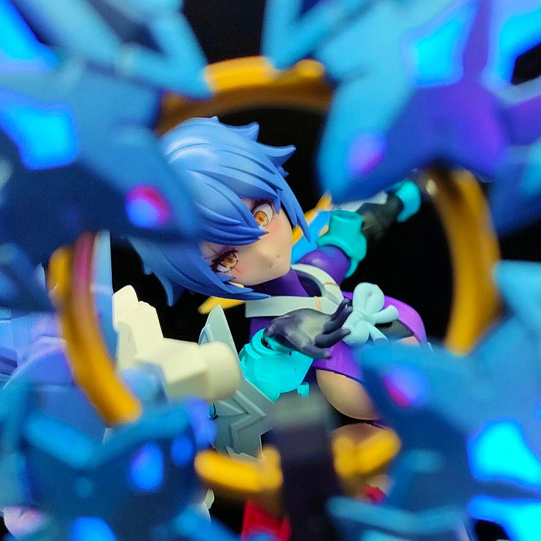 メガミデバイス　皇巫（オウブ) スサノヲ　氷女帝　レガリア【塗装完成品】