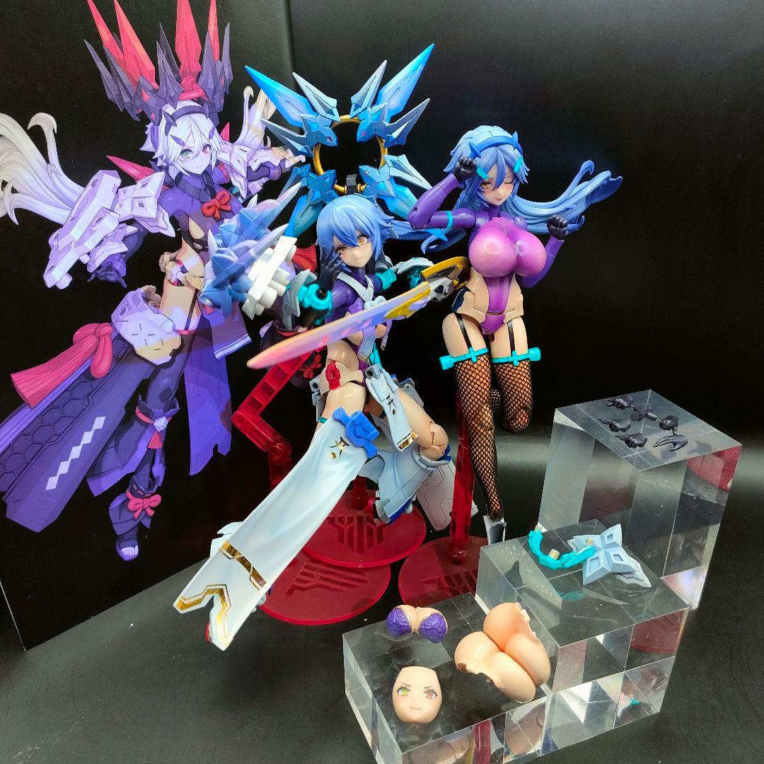 メガミデバイス　皇巫（オウブ) スサノヲ　氷女帝　レガリア【塗装完成品】