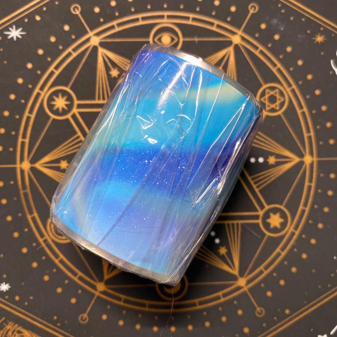 【9123】海外　マステ　5m巻　PETマスキングテープ　オーロラ　自然景色