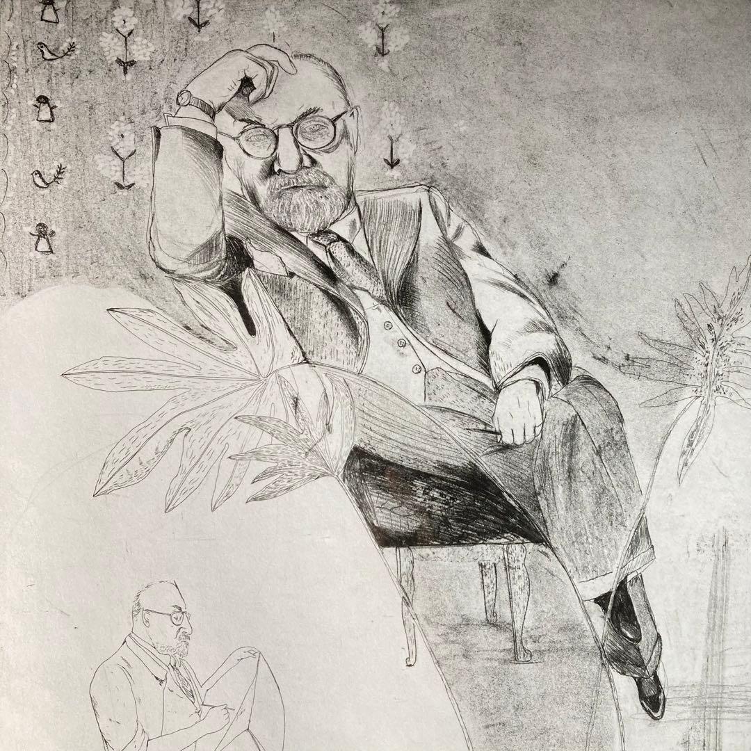 【真作】山本容子「Mild Matisse」1982年 銅版画 直筆サイン 版画