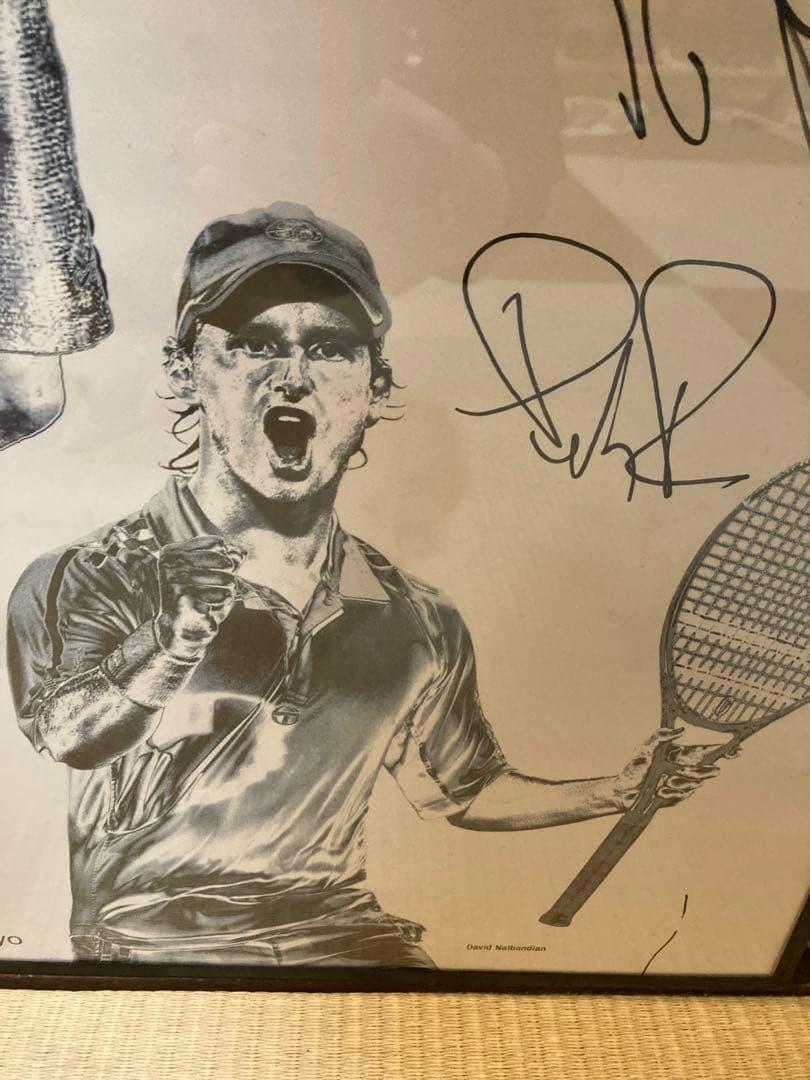 サイン入りAIGオープンポスター　2004年