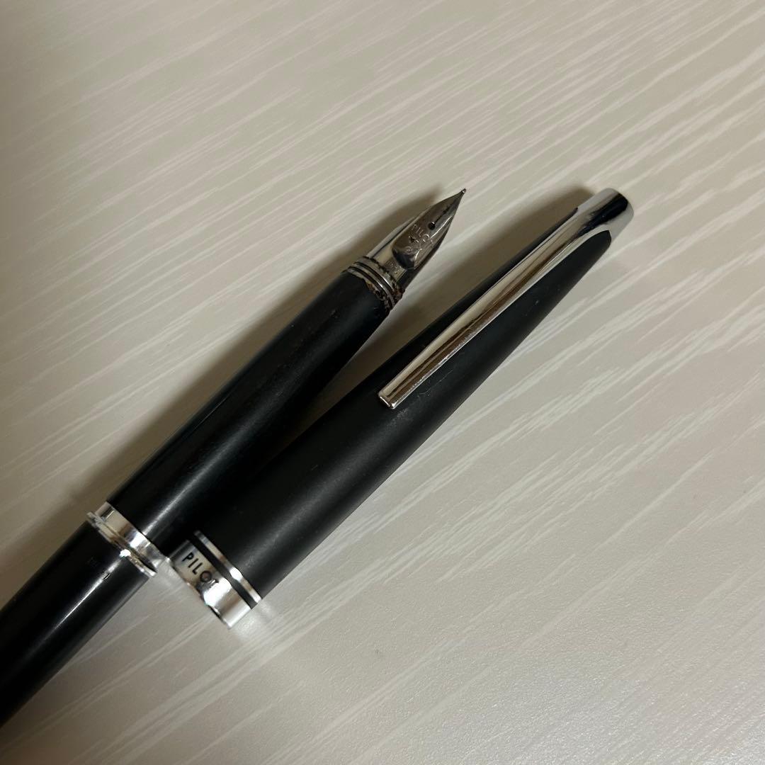 パイロット ミュー 万年筆 ブラック 黒 廃盤 廃番