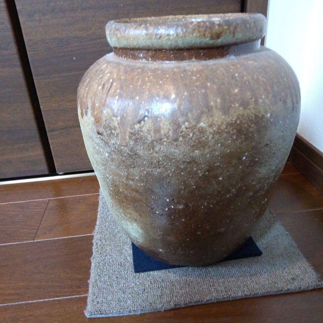 渋い　中壺　23　備前焼