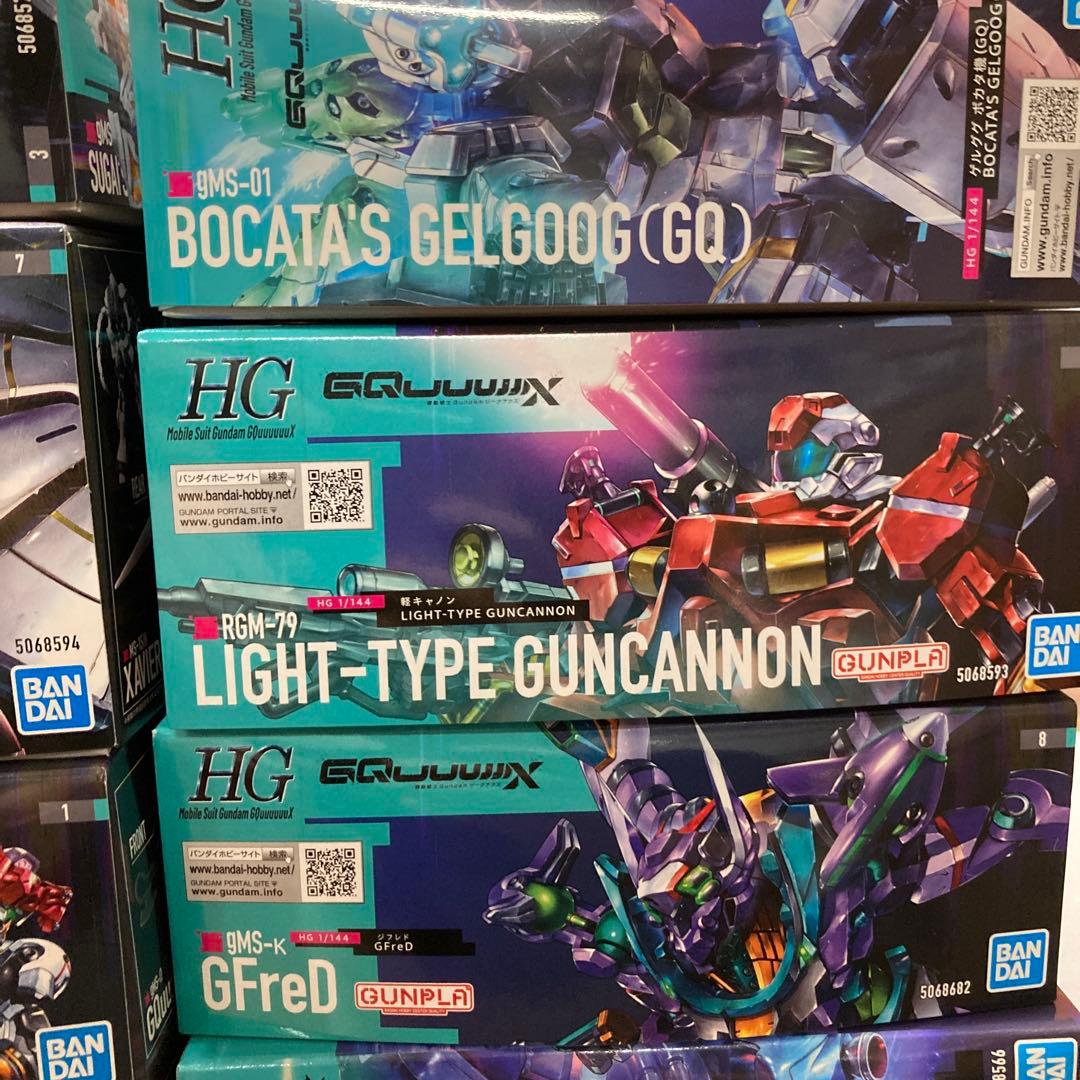 機動戦士Gundam (ジークアクス) プラモデル8点セット　バラ可