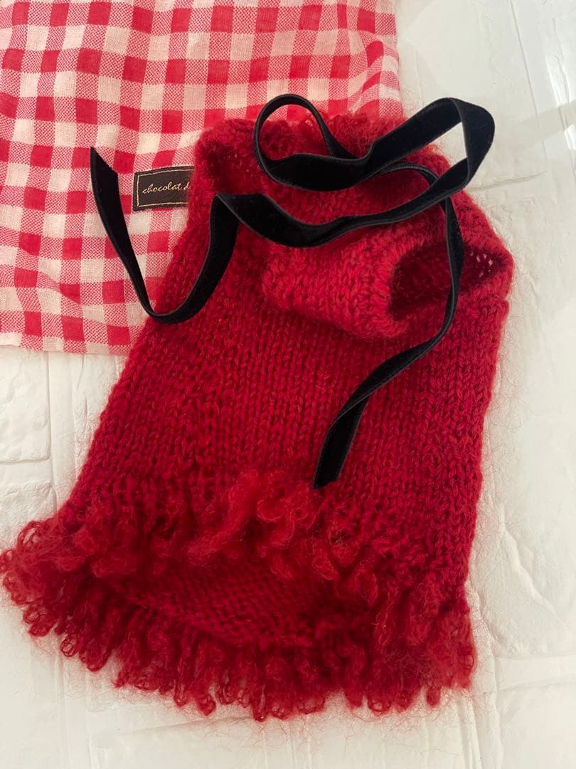 アトリエgg グランマ手編みニットワンピース サイズ18