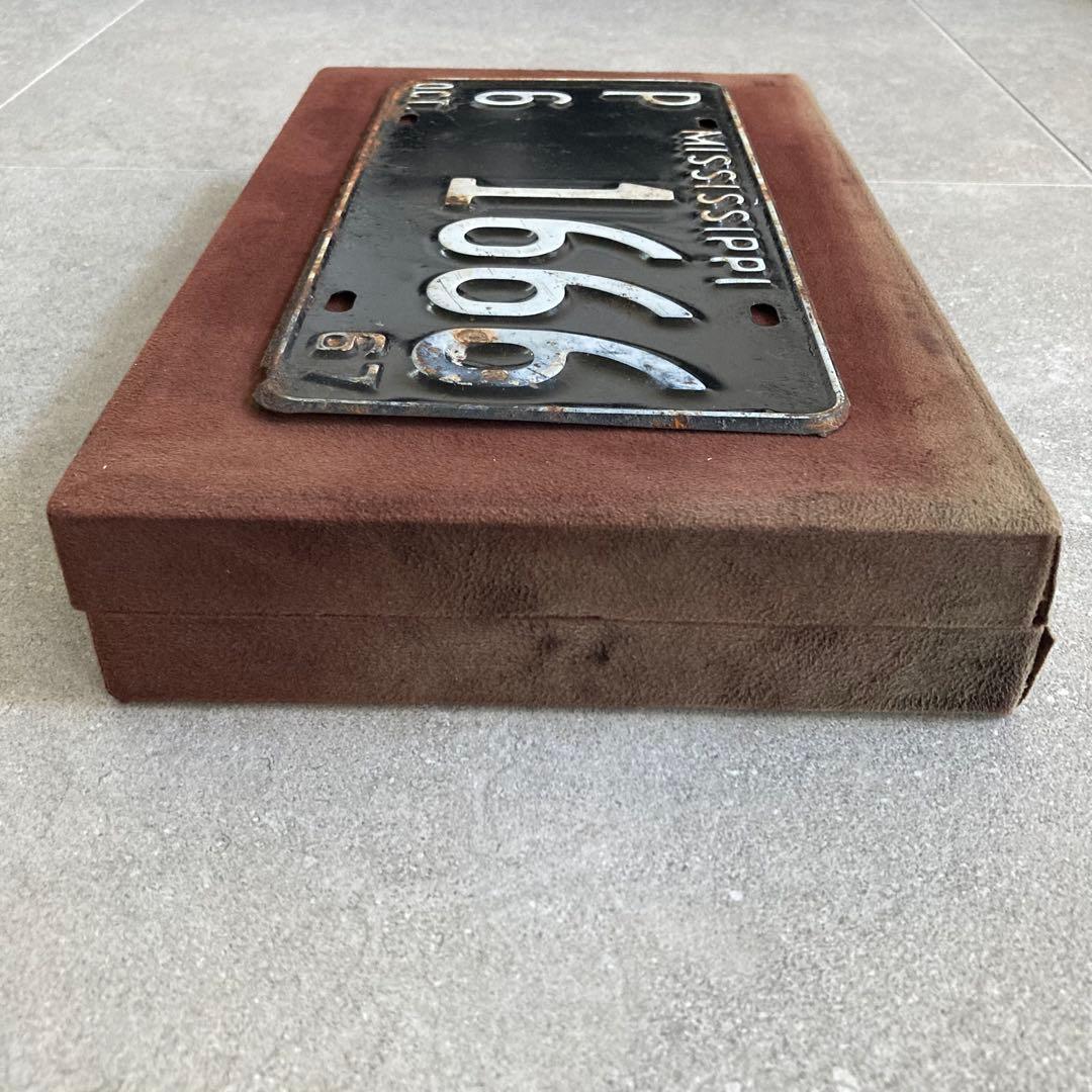 アメリカヴィンテージ コレクションBOX 1967 ミシシッピナンバープレート付