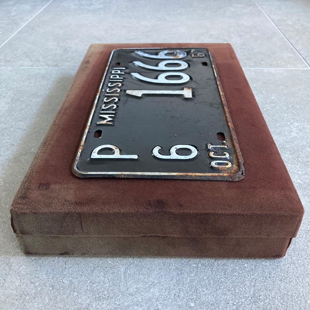 アメリカヴィンテージ コレクションBOX 1967 ミシシッピナンバープレート付